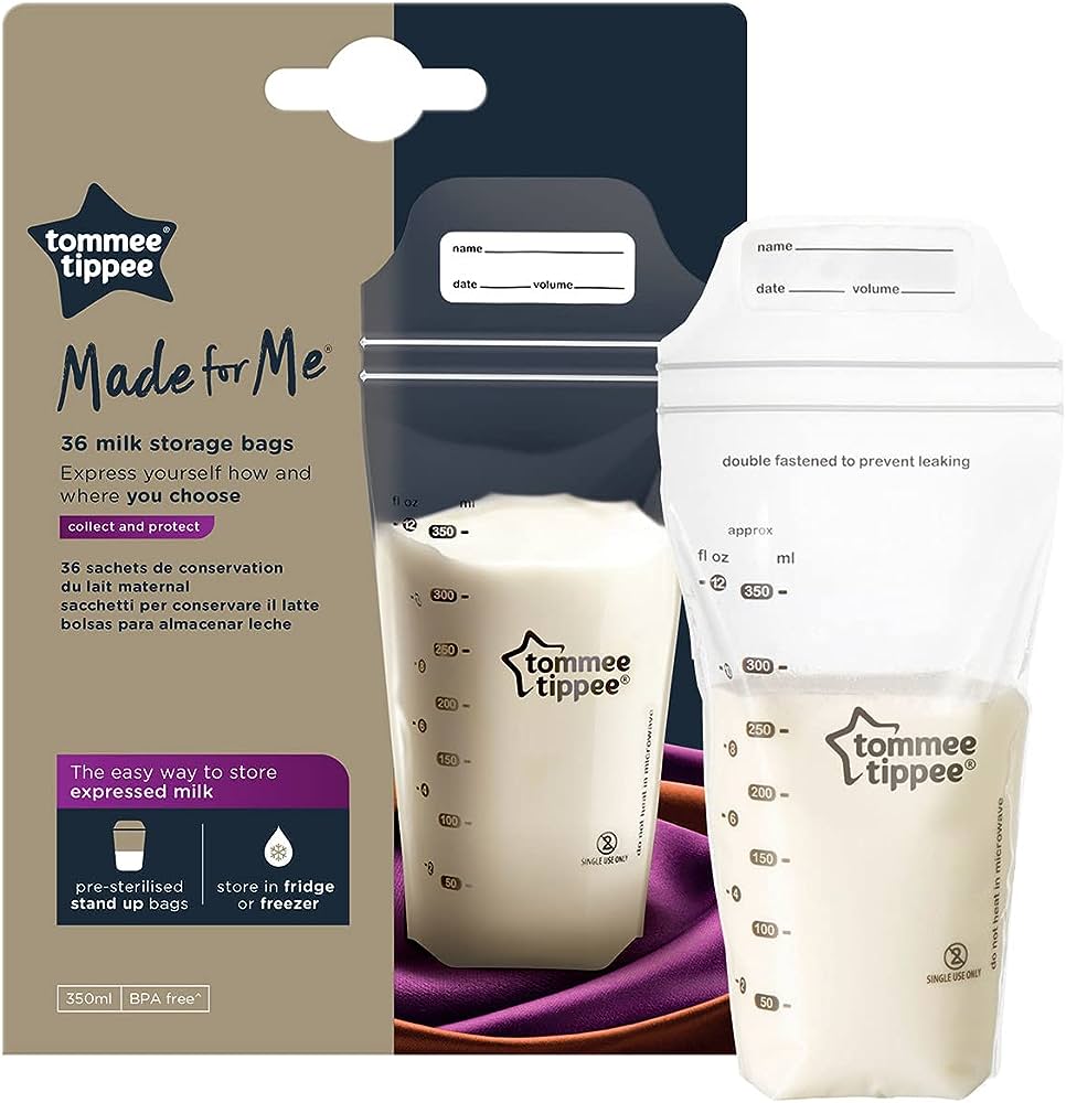 Tommee Tippee Closer to Nature Breastmilk Storage Bags 350ml, 36pcs